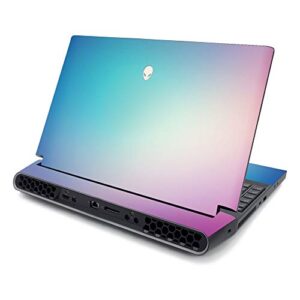 mightyskins skin compatible with alienware area-51m 17" (2019) - vivid fog | protective, durable, and unique vinyl decal wrap cover | easy to apply, remove, and change styles | made in the usa
