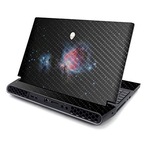 MightySkins Carbon Fiber Skin Compatible with Alienware Area-51M 17" (2019) - Red Giant | Protective, Durable Textured Carbon Fiber Finish | Easy to Apply, Remove, and Change Styles | Made in The USA