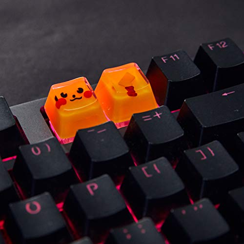 Gaming Keycaps Pikachu Resin Keycaps for Cherry MX Swtiches (OEM R4)…