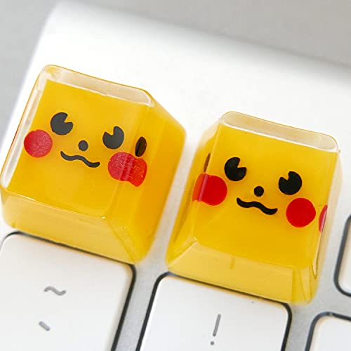 Gaming Keycaps Pikachu Resin Keycaps for Cherry MX Swtiches (OEM R4)…