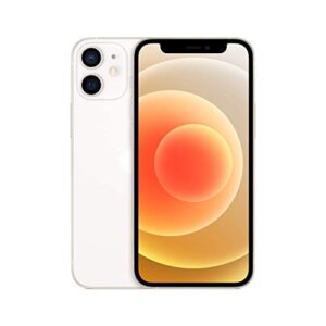 apple iphone 12 mini, 128gb, white - fully unlocked (renewed)