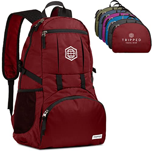 Travel Backpack- Packable lightweight daypack for hiking, gym, and airplane