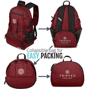 Travel Backpack- Packable lightweight daypack for hiking, gym, and airplane