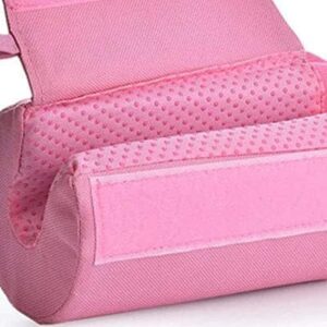 Plan4U Barbell Pad Set for Squat Hip Thrusts Upgraded Workout Foam Weight Lifting Bar Cushion Shoulder Neck Support with Anti-slip Grain, Fits Standard Olympic Bars and Smith Machine, 2 Gym Ankle Straps, Hip Resistance Band, Carry Bag, Pink