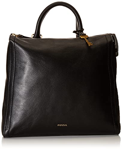 Fossil Women's Parker Eco Leather Convertible Large Backpack Purse Handbag, Black (Model: ZB1515001)