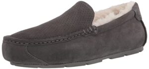 koolaburra by ugg men's tipton emboss slipper, stone grey, 9