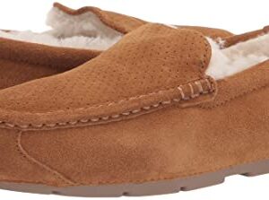 Koolaburra by UGG Men's Tipton Emboss Slipper, Chestnut, 9