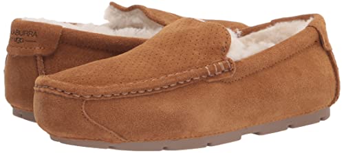 Koolaburra by UGG Men's Tipton Emboss Slipper, Chestnut, 9