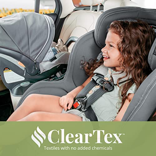 Chicco NextFit Max ClearTex Convertible Car Seat| Rear-Facing Seat for Infants 12-40 lbs. | Forward-Facing Toddler Car Seat 25-65 lbs. | Baby Travel Gear | Cove/Grey