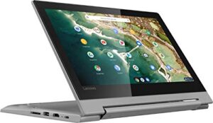 lenovo chromebook flex 3 2-in-1 11.6" hd touchscreen laptop, mediatek mt8173c quad-core processor, 4gb ram, 32gb emmc, hdmi, webcam, wi-fi, bluetooth, chrome os, platinum gray, ift bundle