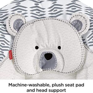 Replacement Pad for Fisher-Price See and Soothe Deluxe Bouncer - GDP73 ~ Gray Black Tan Colors ~ Bear Design