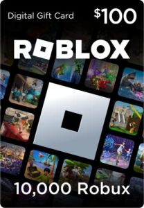 roblox digital gift code for 10,000 robux [redeem worldwide - includes exclusive virtual item] [online game code]