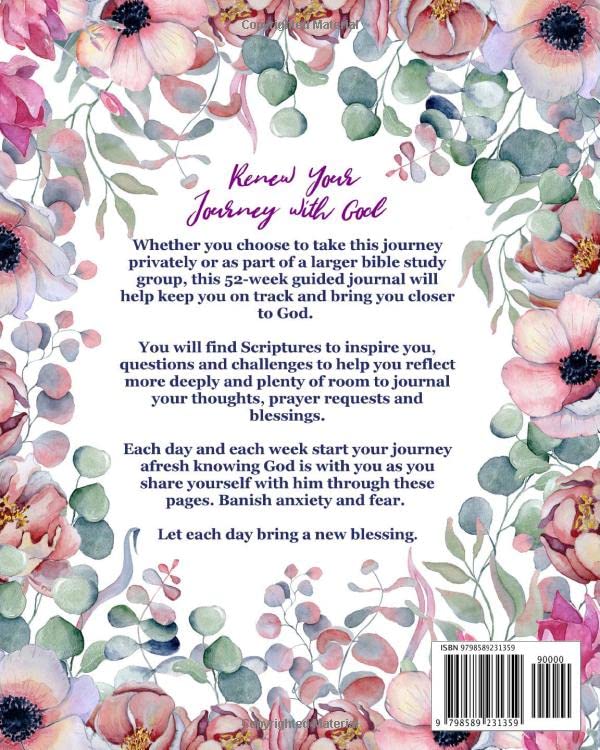 Prayer Journal For Women: 52 Week Christian Journal, Devotional & Guided Bible Study for Women