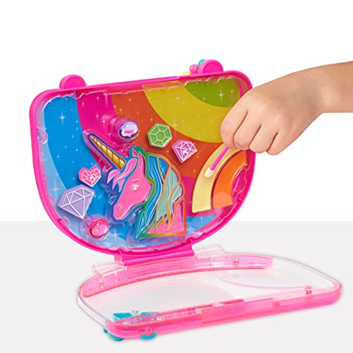 Barbie Purse Perfect Makeup Case, 9-piece Kids Pretend Play Makeup Set, Kids Toys for Ages 5 Up, Gifts and Presents by Just Play