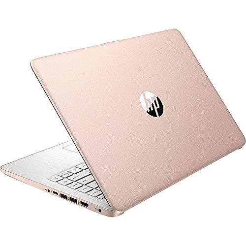 HP Newest 14" Touchscreen Laptop, Intel Dual-Core N4020,16GB RAM, 192GB Storage(64GB eMMC+128GB Micro SD),Webcam,1Yr Office w/Accs. (Rose Gold)