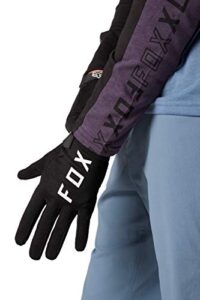 fox racing ranger gel mountain bike glove, black, large