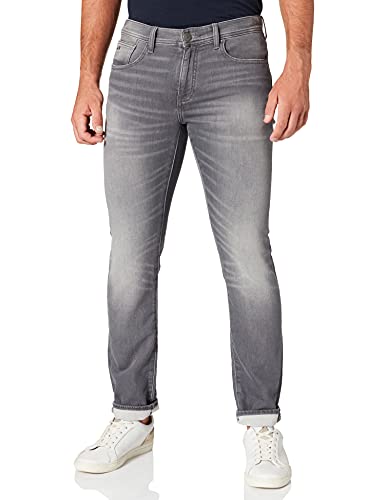 A|X Armani Exchange Men's 5 Pocket Light Slim Jeans, Grey Denim, 36R