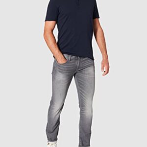 A|X Armani Exchange Men's 5 Pocket Light Slim Jeans, Grey Denim, 36R