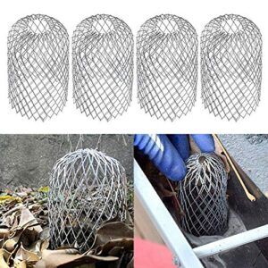 MNTT Gutter Guard,Flexible Aluminum Colanders Leaf Drains Debris Strainer Guard Filters Roof Gutter Drain Net Cover(1pc)