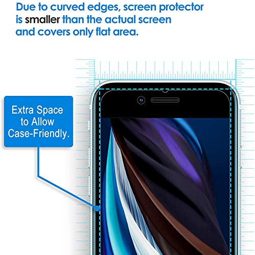 KJYF For Vivo V20 Pro 5G Screen Protector Tempered Galss, [2 Pack] High Clear [9H Hardness] [Bubble Free] Screen Tempered Glass Protective Film for Vivo V20 Pro 5G 6.44 Inch.