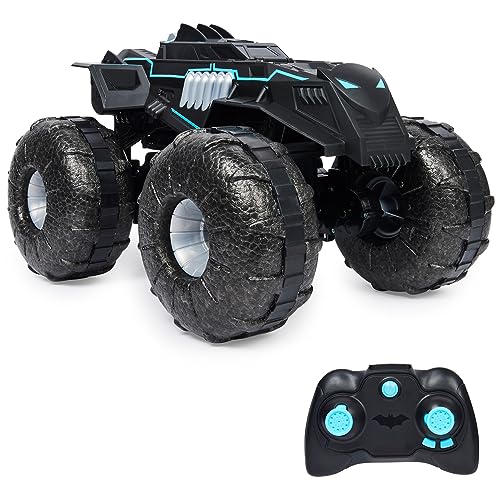 DC Comics Batman, All-Terrain Batmobile Remote Control Vehicle, Water-Resistant Batman Toys for Boys Aged 4 and Up