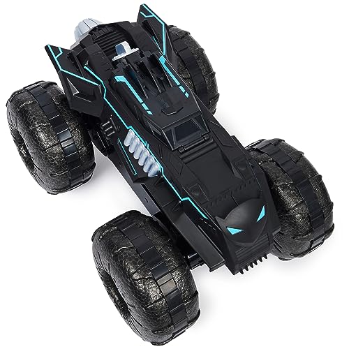 DC Comics Batman, All-Terrain Batmobile Remote Control Vehicle, Water-Resistant Batman Toys for Boys Aged 4 and Up