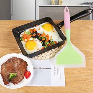 HAPPI STUDIO Tamagoyaki Pan - Japanese Egg Pan with Lid - Japanese Omelette pan Nonstick - Omelet Pan for Japanese Food - Square Frying Pan