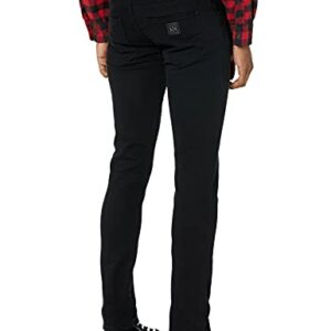 A|X ARMANI EXCHANGE mens 5 Pocket Pocket Skinny Denim Jeans, Black, 32 Short US