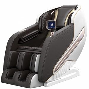real relax ps6000 massage chair, 58.3d x 31.5w x 61.5h in, brown