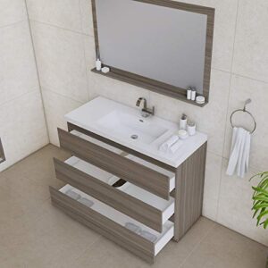 Alya Bath Paterno Bathroom Vanity, Gray