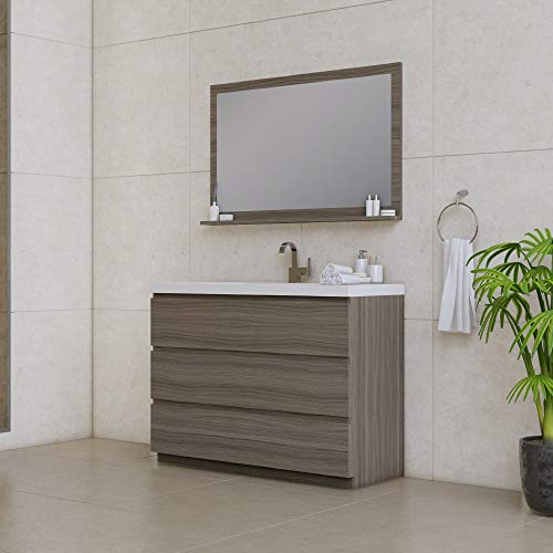 Alya Bath Paterno Bathroom Vanity, Gray