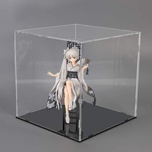 A+ DESIGN Clear Acrylic Display Case Assemble Collectibles Box Alternative Glass Case for Display Action Figures Home Storage & Organizing Toys (14.5x11x12 inch; 36x27x30 cm)