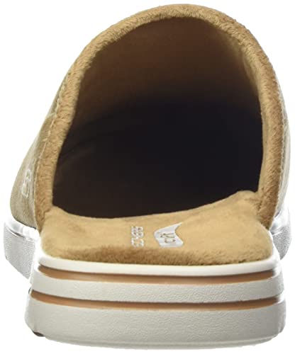 Skechers Men's Gowalk Arch Fit Lounge-Comfy Indoor Outdoor Athletic House Shoe Slippers, Wheat, 8.5