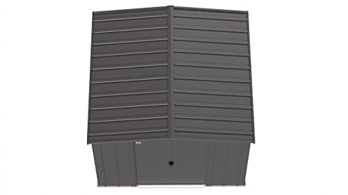 Arrow Classic Steel Storage Shed, 8x8, Charcoal