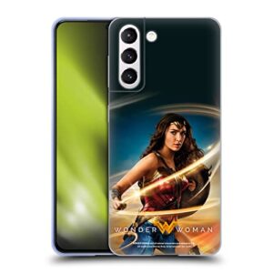 head case designs officially licensed wonder woman movie lasso of truth posters soft gel case compatible with samsung galaxy s21 5g