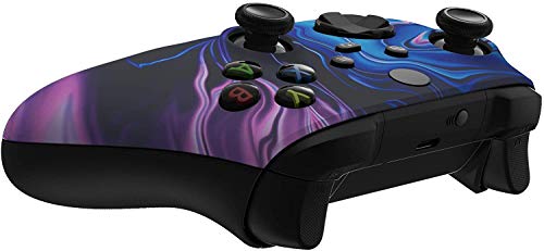 Custom Controllerzz Wireless Controller for Microsoft Xbox Series X/S & Xbox One - Custom Soft Touch Feel - Custom Xbox Series X/S Controller (X/S Blue & Purple Swirl)