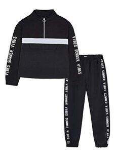 mayoral 21-06822-011 - combined tracksuit for girls 18 years black