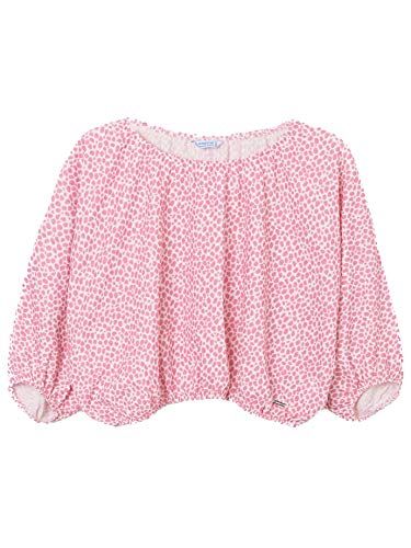 Mayoral 21-06186-003 - Polka Dotted Blouse for Girls 18 Years Camellia