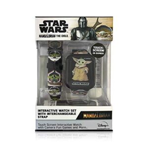 FirstTrends Star Wars Mandalorian Smart Watch with Interchangeable Strap