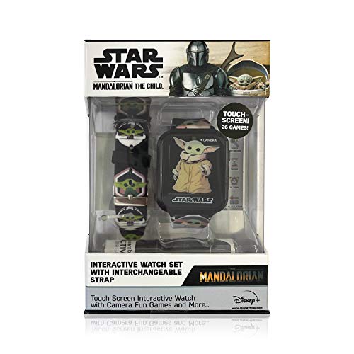 FirstTrends Star Wars Mandalorian Smart Watch with Interchangeable Strap