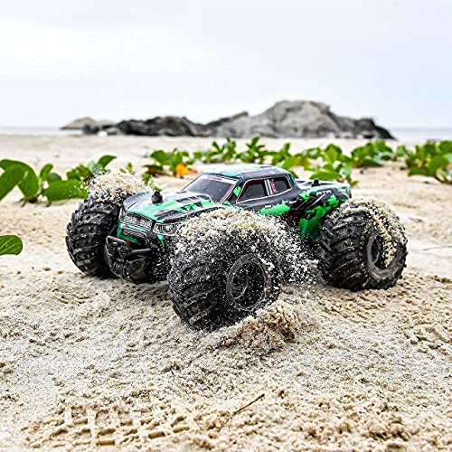 BEZGAR TM201 RC Cars - 1:20 Scale Remote Control Car,2WD Top Speed 15 Km/h Electric Toy Off Road 2.4GHz RC Car Vehicle Truck Crawler with Two Rechargeable Batteries for Boys Kids and Adults