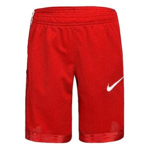 nike boy's dri-fit elite basketball shorts (little kids) university red 6 little kid