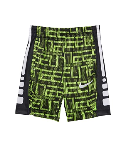 Nike Boy's Elite All Over Print Stripe Short (Little Kids) Volt 4 Little Kid