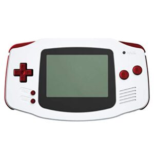 eXtremeRate Scarlet Red Replacement Full Set Buttons for Gameboy Advance GBA - Handheld Game Console NOT Included