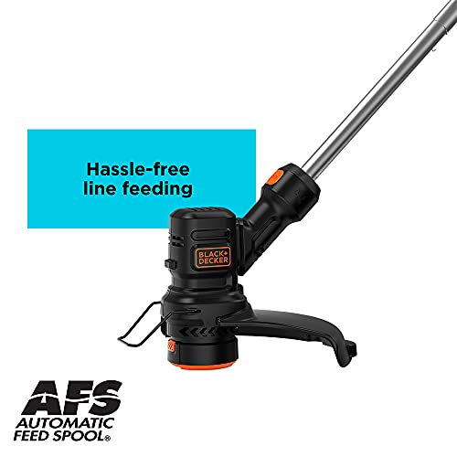 BLACK+DECKER String Trimmer, 13-Inch, 4 Amp (BEST935), Orange