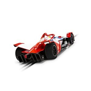 Scalextric Fomula E Spark SRT05e Mahindra Racing 1:32 Slot Race Car C4285, Red & Gray