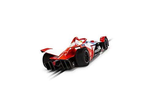 Scalextric Fomula E Spark SRT05e Mahindra Racing 1:32 Slot Race Car C4285, Red & Gray
