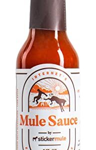 Mule Sauce - Hot sauce with Habanero, Yellow scotch bonnet and Bhut jolokia. (5 oz, 1)