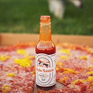 Mule Sauce - Hot sauce with Habanero, Yellow scotch bonnet and Bhut jolokia. (5 oz, 1)