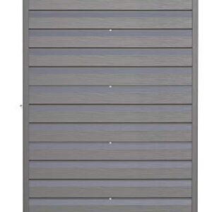 Arrow Shed Select 10' x 4' Outdoor Lockable Steel Storage Shed Building, Charcoal